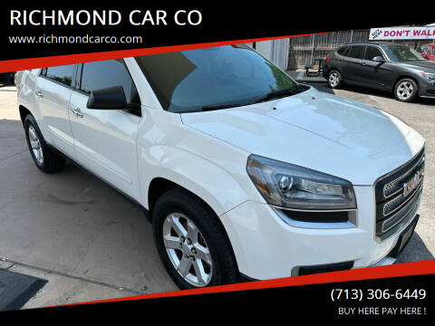 2014 GMC Acadia for sale at RICHMOND CAR CO in Richmond TX