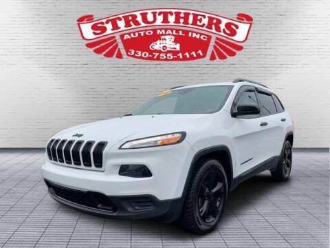 2016 Jeep Cherokee for sale at STRUTHERS AUTO MALL in Austintown OH