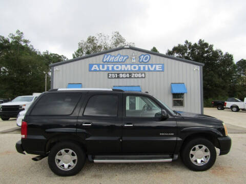 2004 Cadillac Escalade for sale at Under 10 Automotive in Robertsdale AL