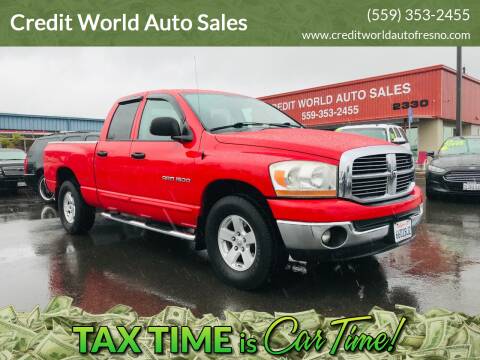 2006 Dodge Ram Pickup 1500 for sale at Credit World Auto Sales in Fresno CA