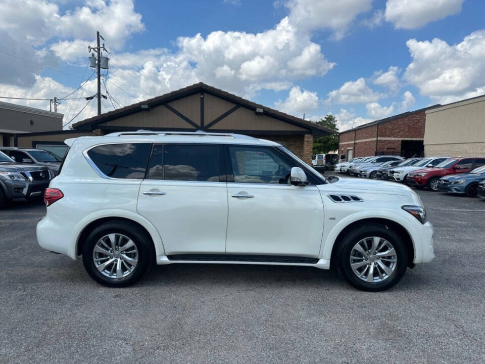 2015 INFINITI QX80 for sale at Auto Haven Frisco in Frisco, TX