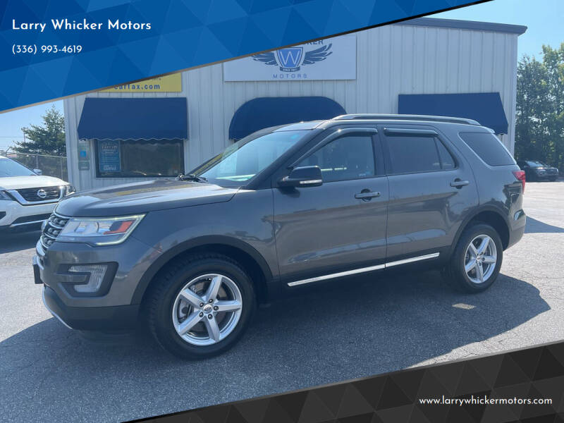 2017 Ford Explorer for sale at Larry Whicker Motors in Kernersville NC