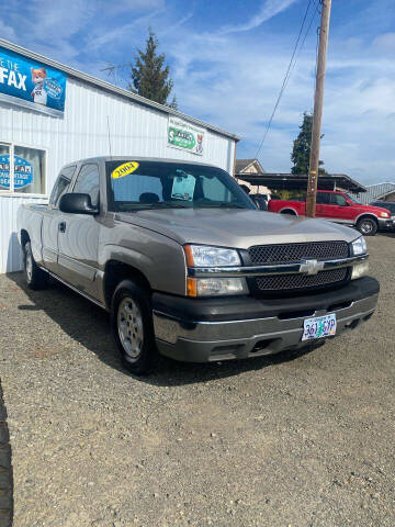 2004 Chevrolet Silverado 1500 for sale at M AND S CAR SALES LLC in Independence OR