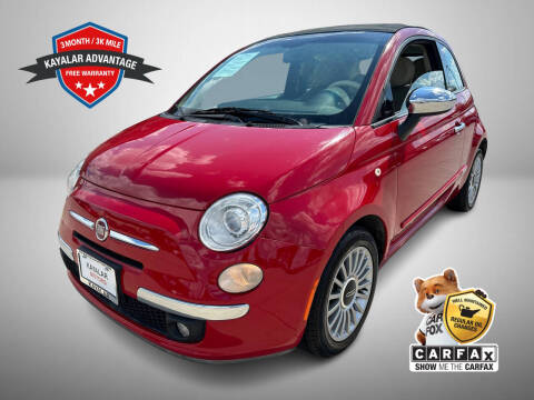 2012 FIAT 500c for sale at KAYALAR MOTORS SUPPORT CENTER in Houston TX