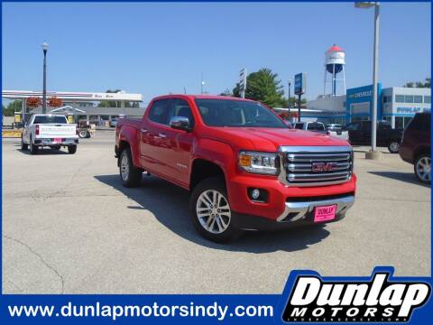 2016 GMC Canyon for sale at DUNLAP MOTORS INC in Independence IA