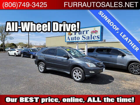 2008 Lexus RX 350 for sale at FURR AUTO SALES in Lubbock TX