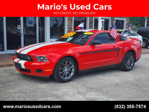 2011 Ford Mustang for sale at Mario's Used Cars - South Houston Location in South Houston TX