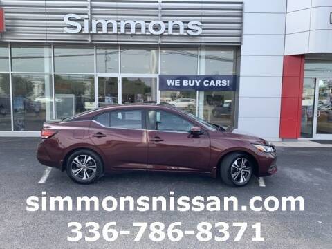 2022 Nissan Sentra for sale at SIMMONS NISSAN INC in Mount Airy NC
