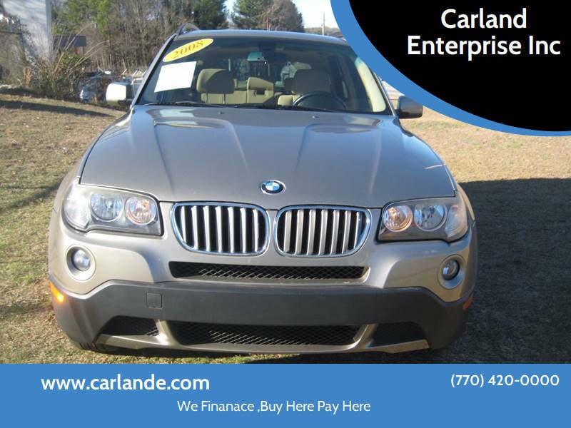 2008 BMW X3 for sale at Carland Enterprise Inc in Marietta GA