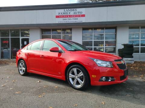 2014 Chevrolet Cruze for sale at Landes Family Auto Sales in Attleboro MA