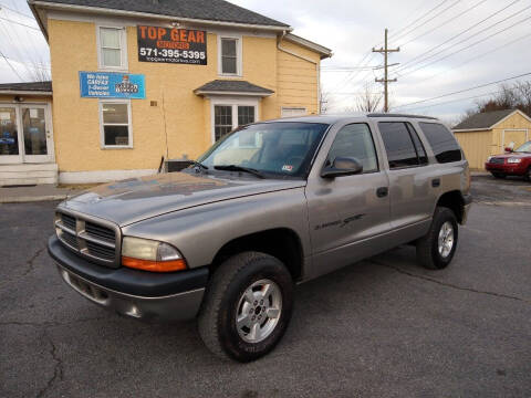 2001 Dodge Durango for sale at Top Gear Motors in Winchester VA