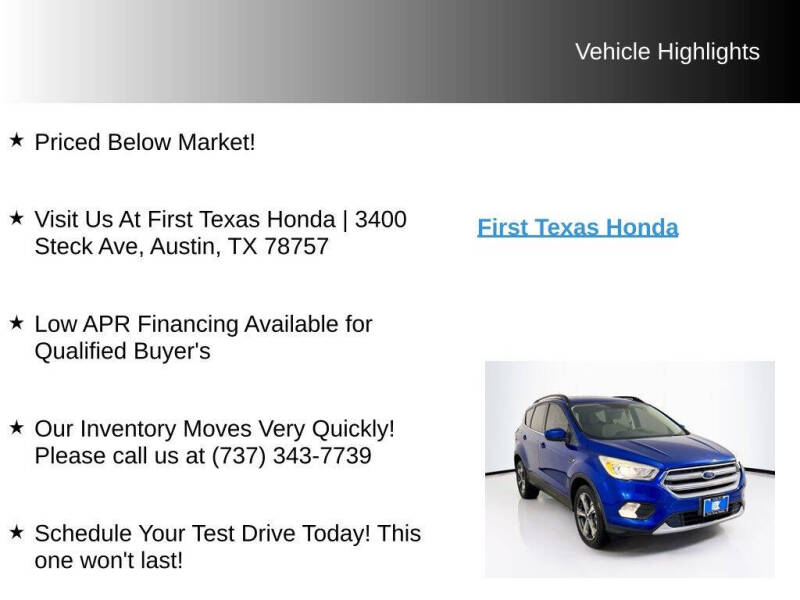 2017 Ford Escape SE