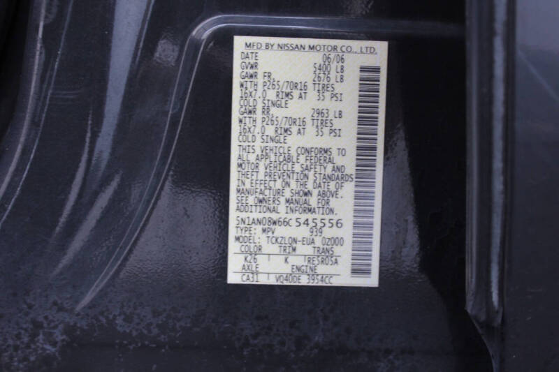 2006 Nissan Xterra S