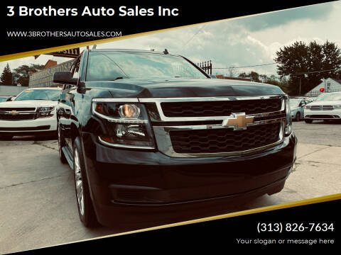 2015 Chevrolet Tahoe for sale at 3 Brothers Auto Sales Inc in Detroit MI