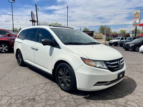 2015 Honda Odyssey for sale at Lion's Auto INC in Denver CO
