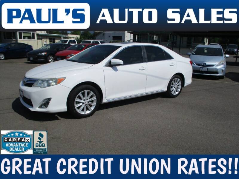 2012 Toyota Camry for sale at Paul's Auto Sales in Eugene OR