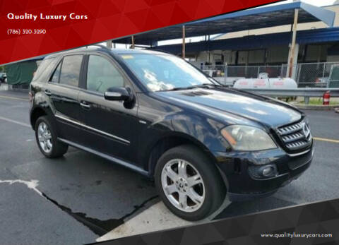 2008 Mercedes-Benz M-Class for sale at Quality Luxury Cars in North Miami FL