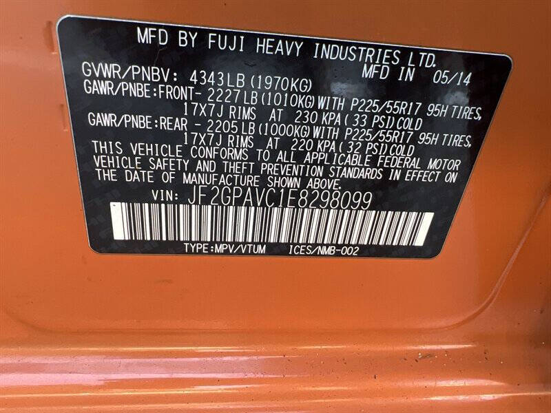 2014 Subaru XV Crosstrek 2.0i Premium