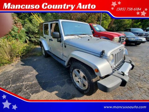 2008 Jeep Wrangler Unlimited for sale at Mancuso Country Auto in Batavia NY