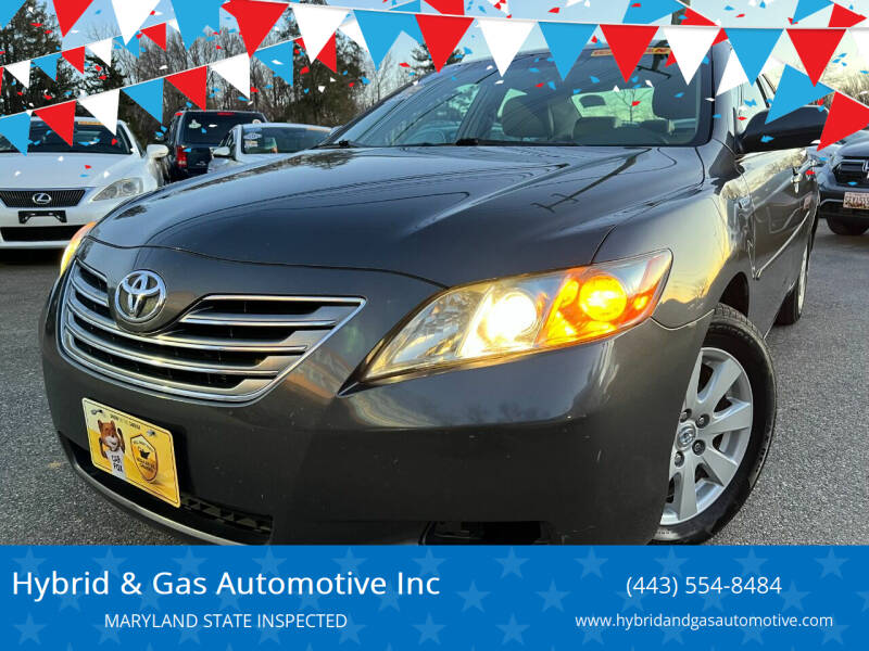 2008 Toyota Camry Hybrid for sale at Hybrid & Gas Automotive Inc in Aberdeen MD