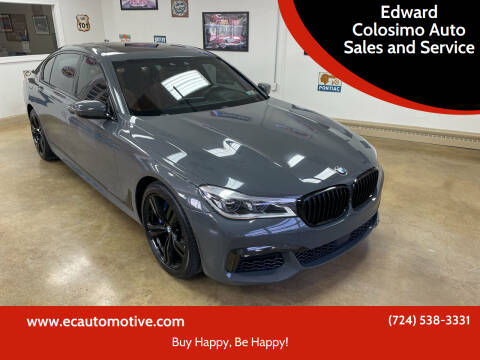 2018 BMW 7 Series for sale at Edward Colosimo Auto Sales and Service in Evans City PA