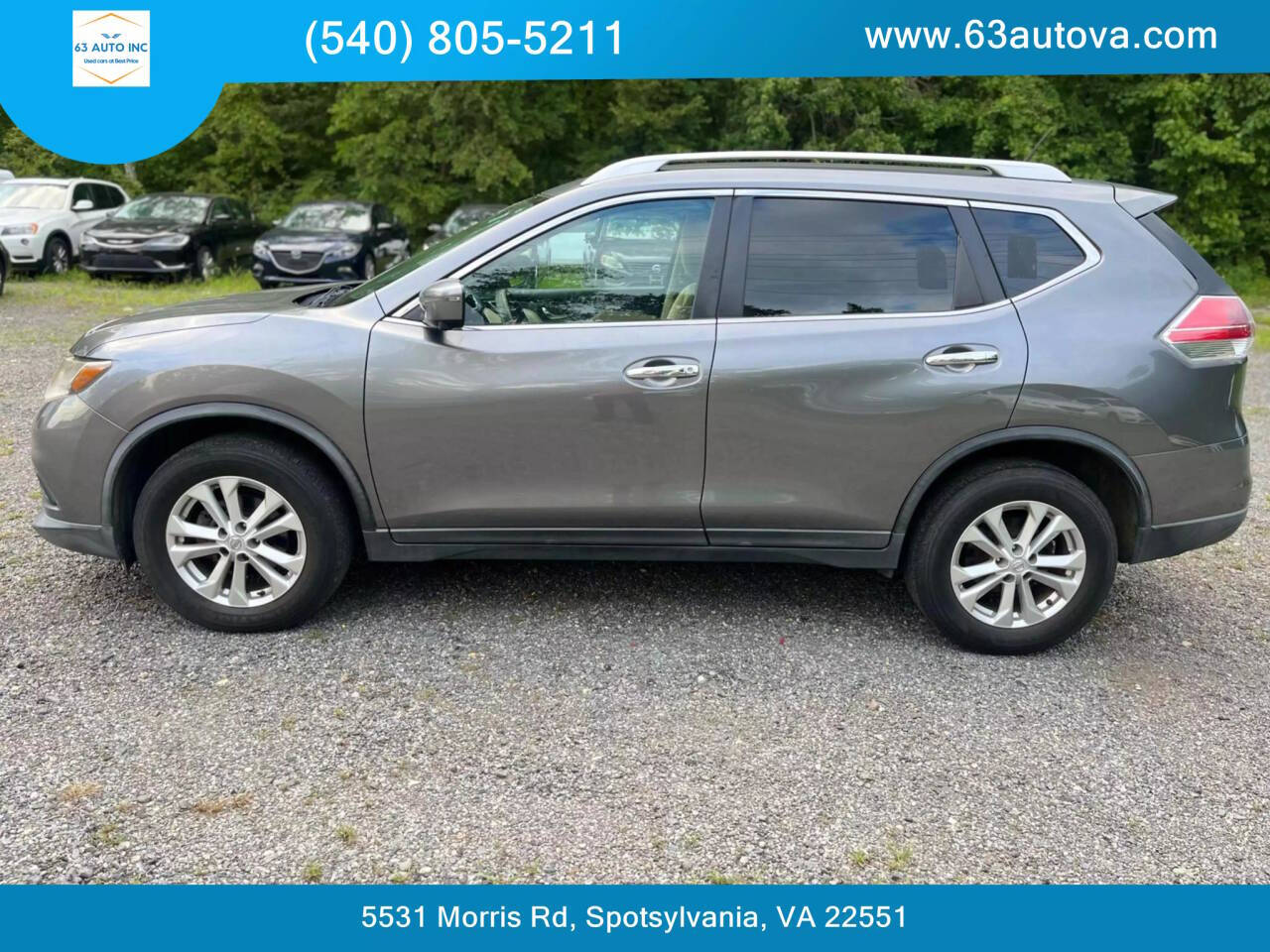 2016 Nissan Rogue for sale at 63 Auto Inc in Spotsylvania, VA