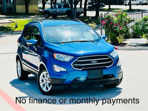 2018 Ford EcoSport for sale at Texas Drive Auto in Dallas TX