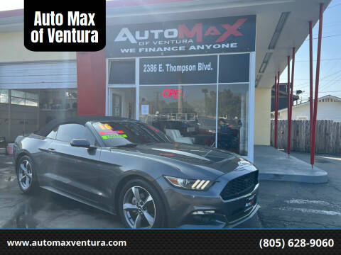 2016 Ford Mustang for sale at Auto Max of Ventura in Ventura CA