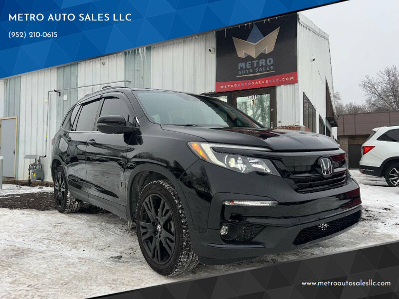2021 Honda Pilot for sale at METRO AUTO SALES LLC in Lino Lakes MN
