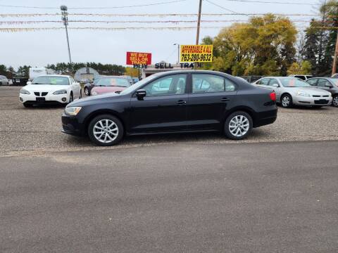 2012 Volkswagen Jetta for sale at Affordable 4 All Auto Sales in Elk River MN