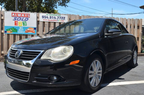 2009 Volkswagen Eos for sale at ALWAYSSOLD123 INC in Fort Lauderdale FL
