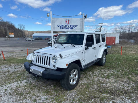 2015 Jeep Wrangler Unlimited for sale at Quality First PreOwned in Saint Albans WV