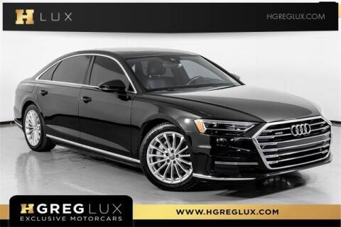 2019 Audi A8 L for sale at HGREG LUX EXCLUSIVE MOTORCARS in Pompano Beach FL