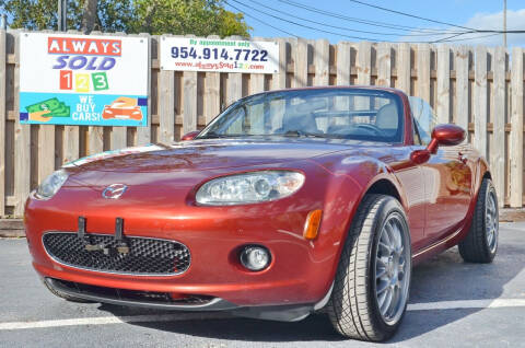 2008 Mazda MX-5 Miata for sale at ALWAYSSOLD123 INC in Fort Lauderdale FL