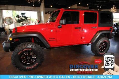 2014 Jeep Wrangler Unlimited for sale at Discover Pre-Owned Auto Sales in Scottsdale AZ