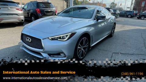 2017 Infiniti Q60 for sale at International Auto Sales and Service in Detroit MI