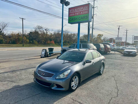 2011 Infiniti G37 Sedan for sale at NTX Autoplex in Garland TX