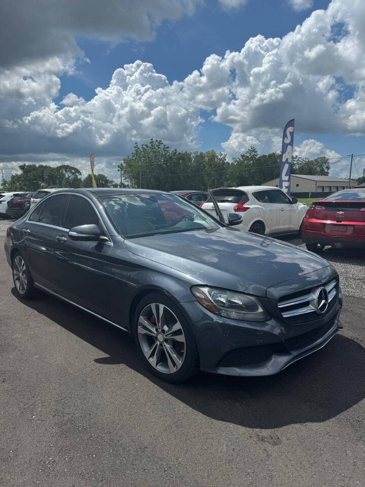 2015 Mercedes-Benz C-Class for sale at PLANTATION MOTORS in Tampa, FL