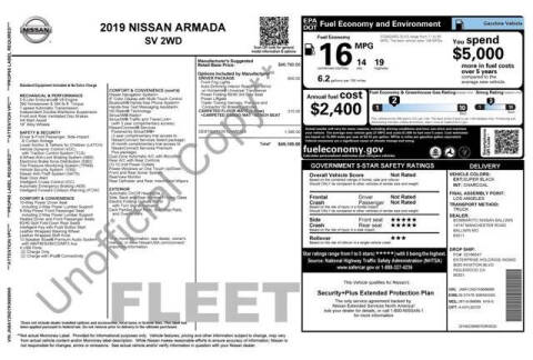 2019 Nissan Armada SV