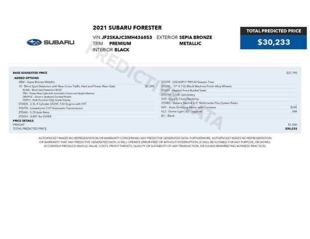2021 Subaru Forester Premium