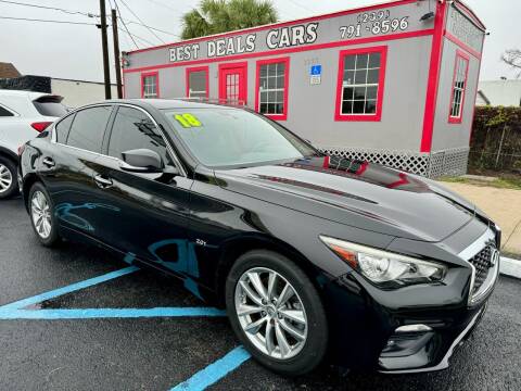2018 Infiniti Q50 for sale at Best Deals Cars Inc in Fort Myers FL