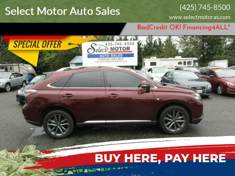 2013 Lexus RX 350 for sale at Select Motor Auto Sales in Lynnwood WA