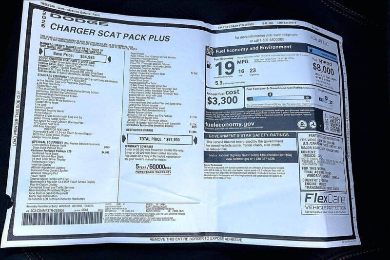 2026 Dodge Charger Scat Pack Plus