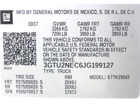 2018 GMC Sierra 1500