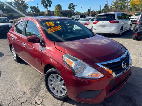 2018 Nissan Versa for sale at 1 NATION AUTO GROUP in Vista CA
