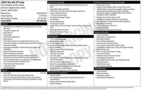 2023 Kia K5