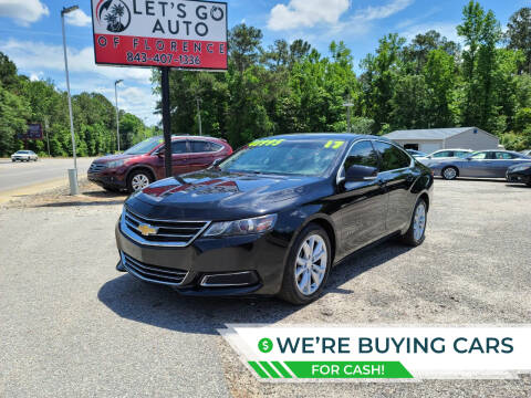 2017 Chevrolet Impala for sale at Let's Go Auto in Florence SC
