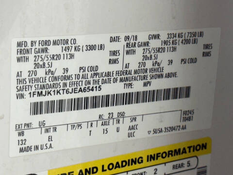 2018 Ford Expedition MAX Limited