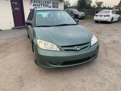 2004 Honda Civic for sale at Excellent Autos of Orlando in Orlando FL
