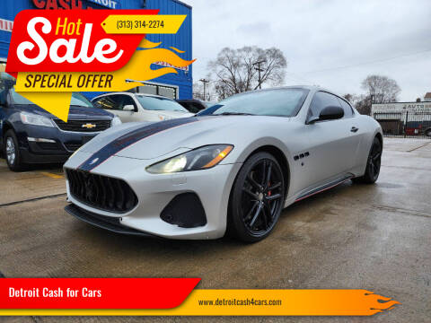 2015 Maserati GranTurismo for sale at Detroit Cash for Cars in Warren MI